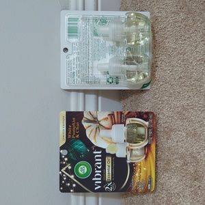 2 Air Wick 2x scented oil refills packs - white pumpkin & chai